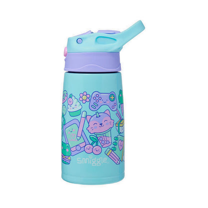 Smiggle Weekend Junior Stainless Steel Flip Top Drink Bottle 400Ml - IGL459579MIN