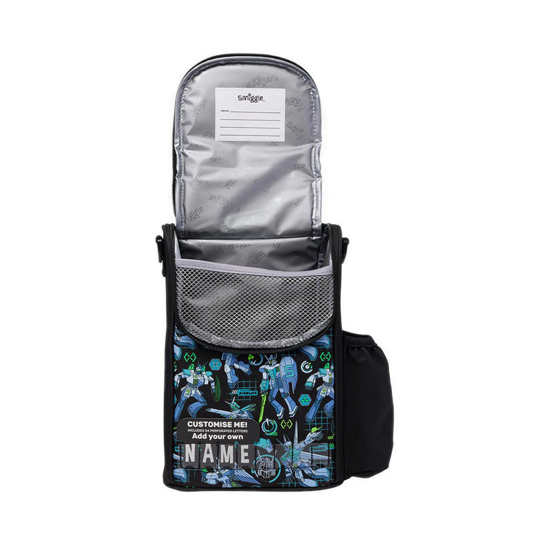 Smiggle Weekend Junior ID Lunchbox With Strap - IGL459598BLK