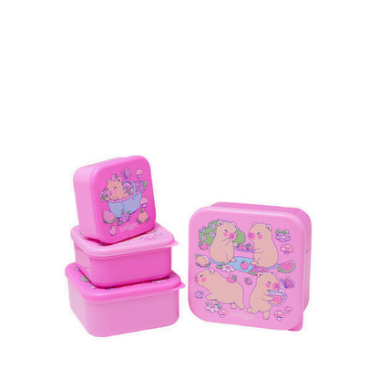 Smiggle Weekend 4 in 1 Containers - IGL459649PNK
