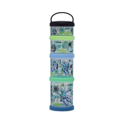Smiggle Weekend Snack & Stack Containers X4 - IGL459650BLK