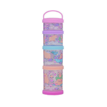 Smiggle Weekend Snack & Stack Containers X4 - IGL459650PNK
