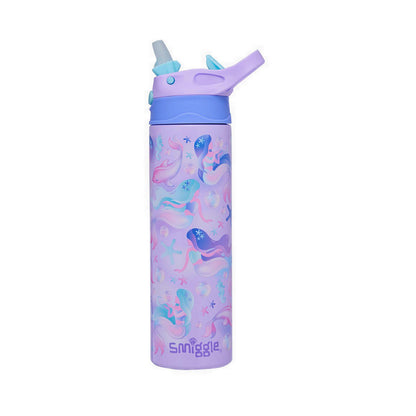Smiggle Aspire Insulated Stainless Steel Flip Drink Bottle 520Ml - IGL459651PNK