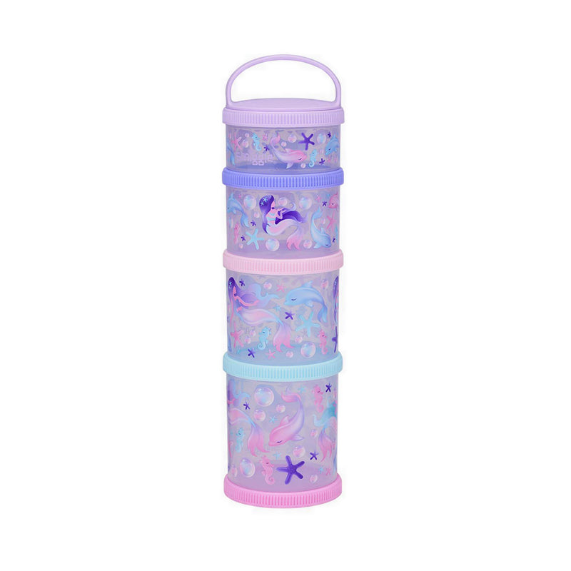 Smiggle Aspire Snack N Stack Large Snack Containers x4 - IGL459699LIL