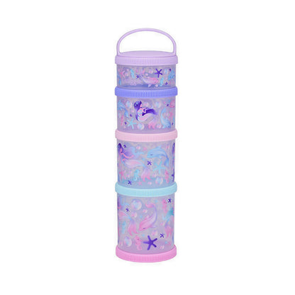 Smiggle Aspire Snack N Stack Large Snack Containers x4 - IGL459699LIL
