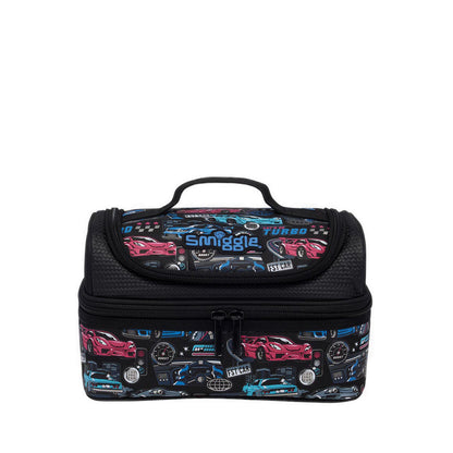 Smiggle Aspire Double Decker Lunchbox - IGL459707BLK