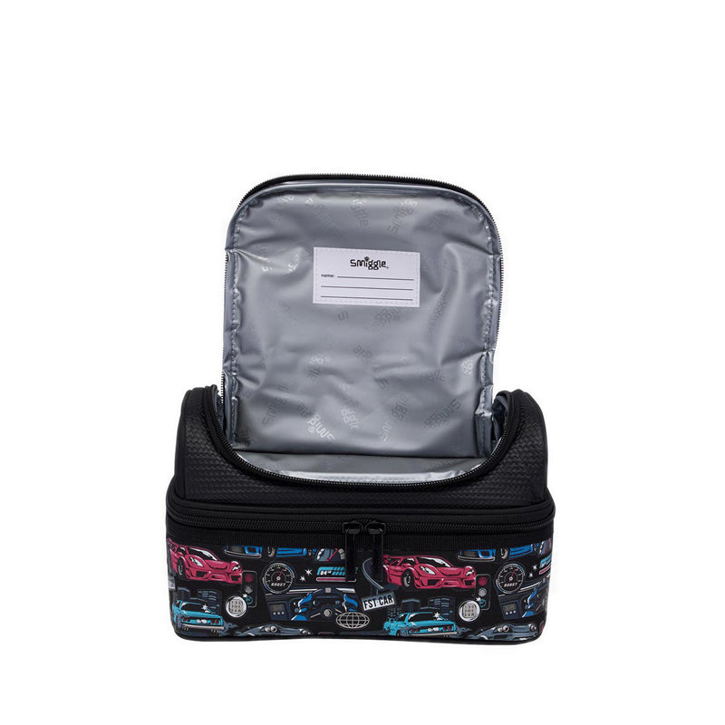 Smiggle Aspire Double Decker Lunchbox - IGL459707BLK
