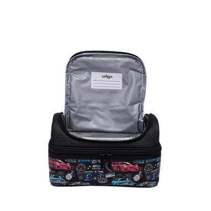 Smiggle Aspire Double Decker Lunchbox - IGL459707BLK