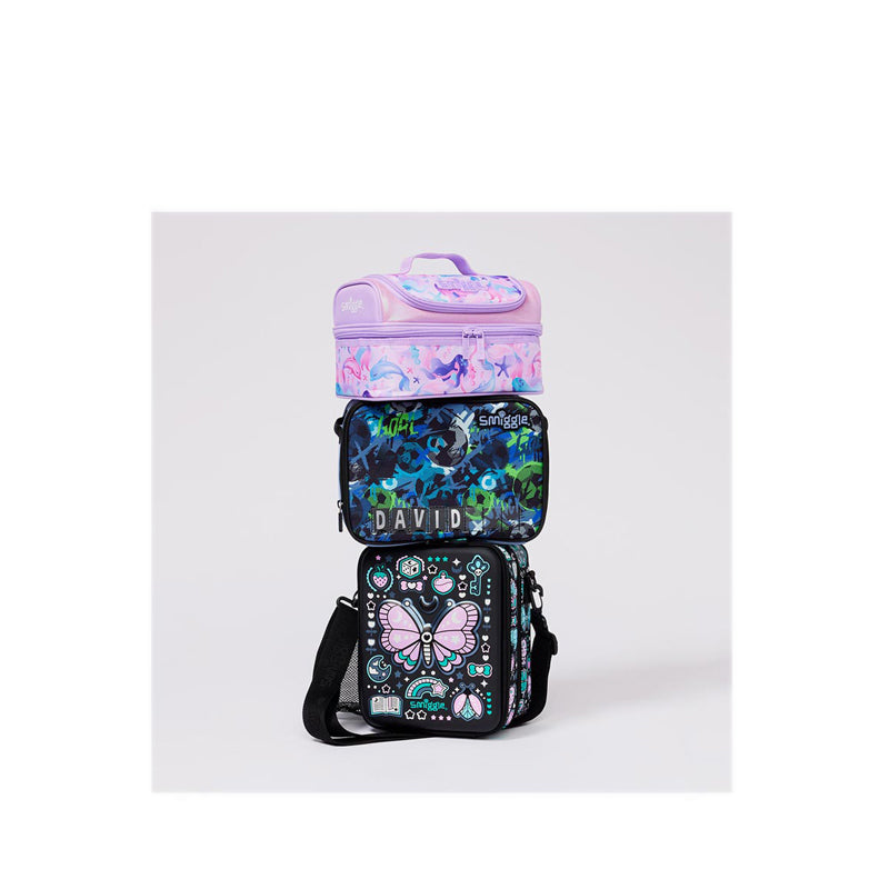 Smiggle Aspire Oblong Attach ID Lunchbox - IGL459714BLM