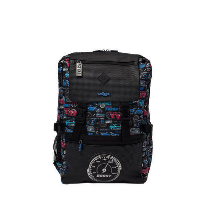 Smiggle Aspire Foldover Attach Backpack - IGL459737BLK