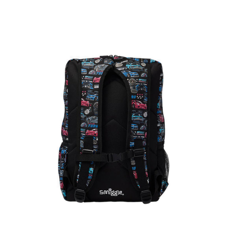 Smiggle Aspire Foldover Attach Backpack - IGL459737BLK