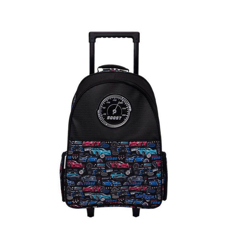 Smiggle Aspire Trolley Backpack With Light Up Wheels - IGL459739BLK