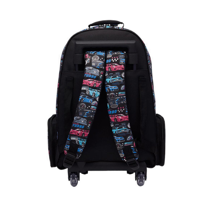 Smiggle Aspire Trolley Backpack With Light Up Wheels - IGL459739BLK