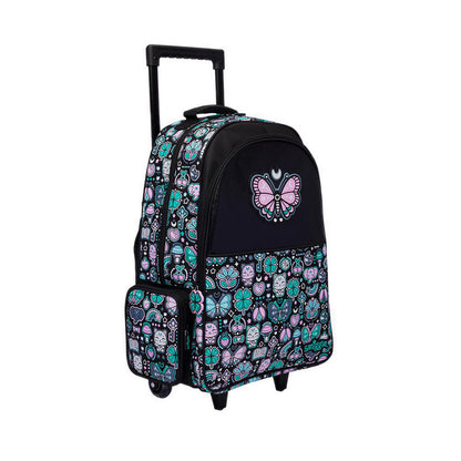 Smiggle Aspire Trolley Backpack With Light Up Wheels - IGL459739BLM