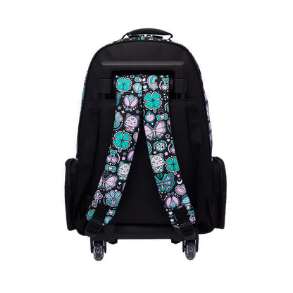 Smiggle Aspire Trolley Backpack With Light Up Wheels - IGL459739BLM