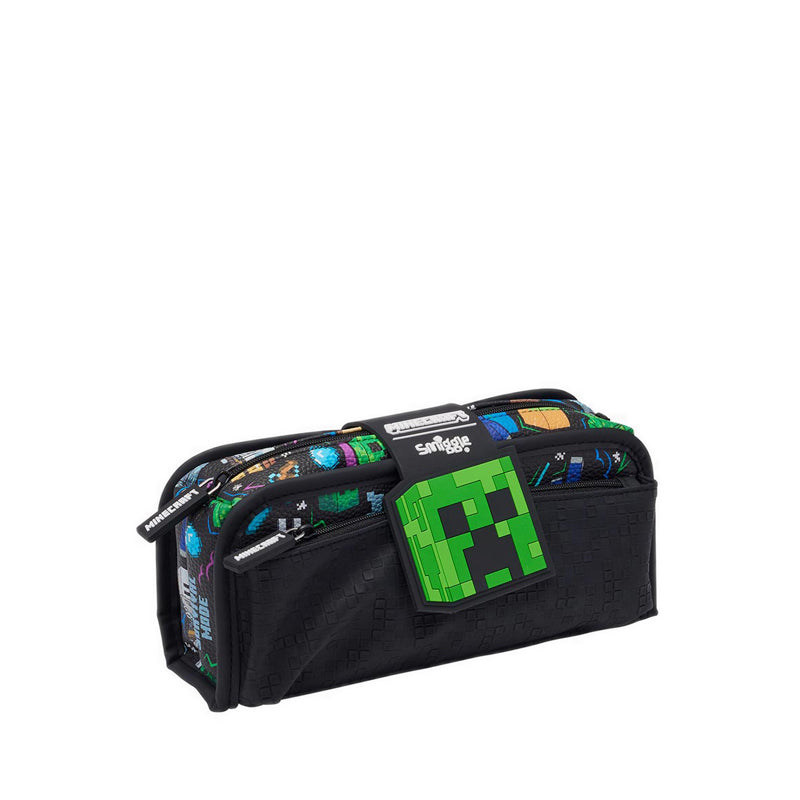 Smiggle Minecraft Utility Pencil Case - IGL459747BLK
