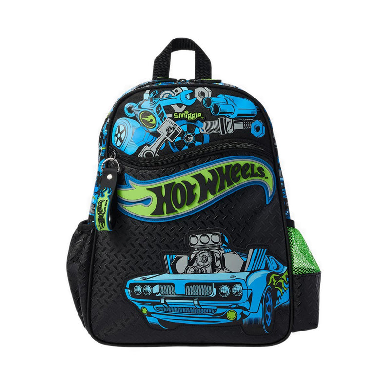 Smiggle Hot Wheels Junior Character Backpack - IGL459974BLK