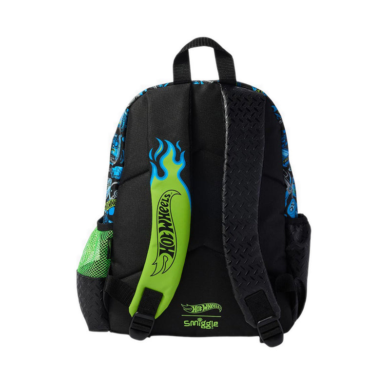 Smiggle Hot Wheels Junior Character Backpack - IGL459974BLK