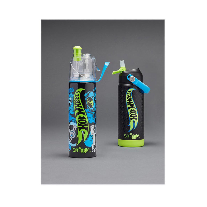 Hot Wheels Stainless Steel Spritz Drink Bottle 500Ml