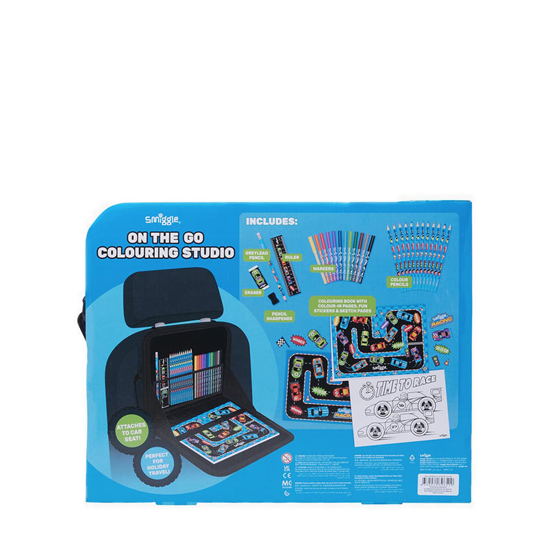 Smiggle Adventure On-The-Go Colouring Studio - IGL470103BLK
