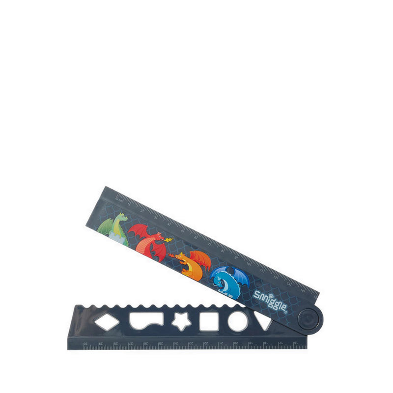 Smiggle Dragon Trails Fold Up Ruler - IGL470241CRC