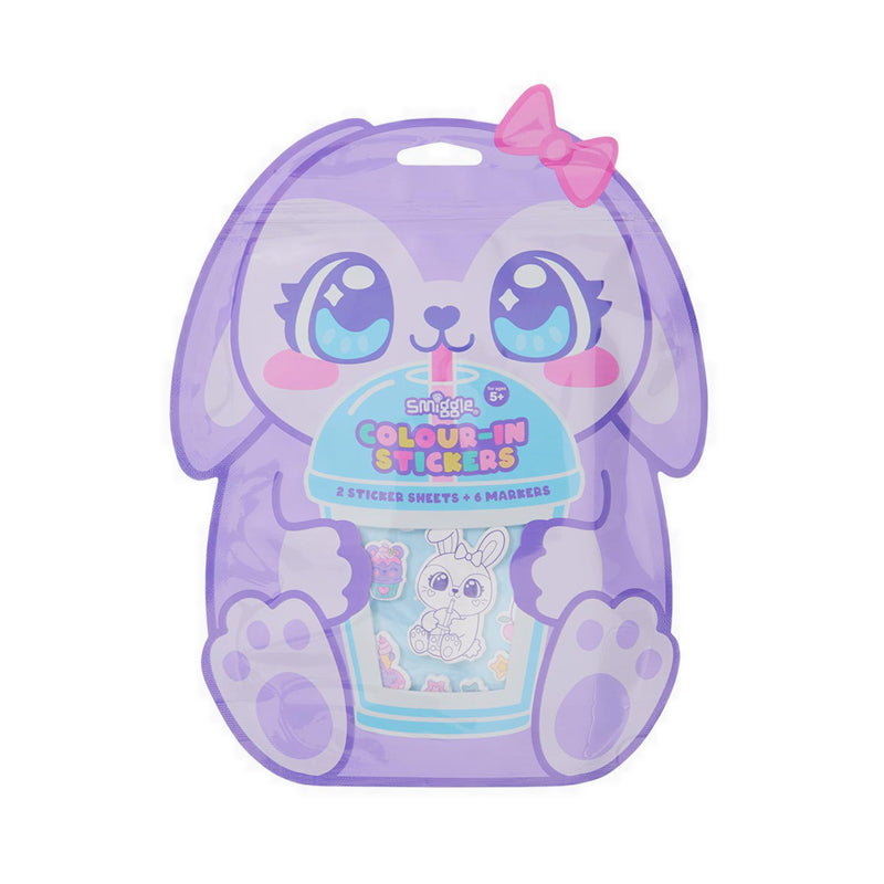 Smiggle Book Sticker Label Pad Vol 1 Purple - IGL470414PUR