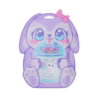 Smiggle Book Sticker Label Pad Vol 1 Purple - IGL470414PUR