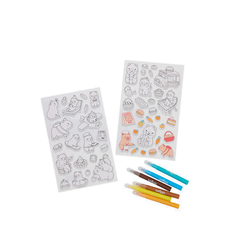 Smiggle Book Sticker Label Pad Vol 1 Tan - IGL470414TAN