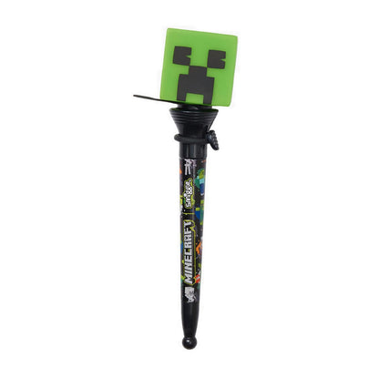 Smiggle Minecraft Creeper Novelty Pop Pen - IGL477534GRN
