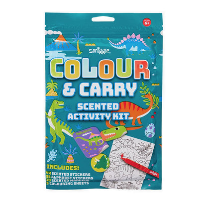 Smiggle Mini Colour & Carry Scented Activity Kit - IGL477795DNO