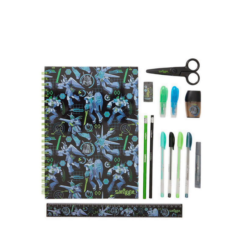 Smiggle Weekend A4 Essentials Stationery Gift Pack - IGL482604BLK