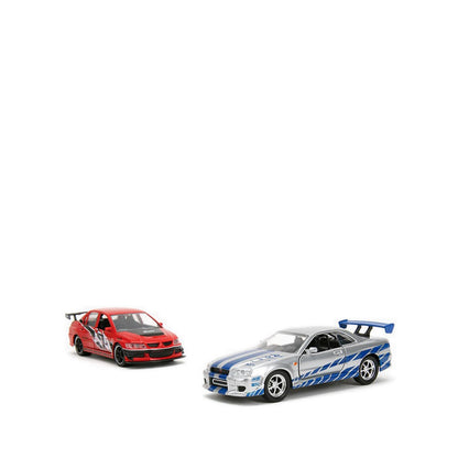 Jada Mitsubishi Evo 9 N Nissan Gtr R34 - JAD34256