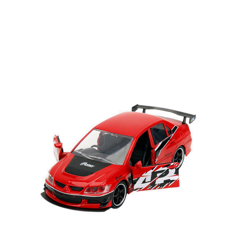 JADA 1:32 FF Mitsubishi Lancer Evolution IX (9) - Free Rolling