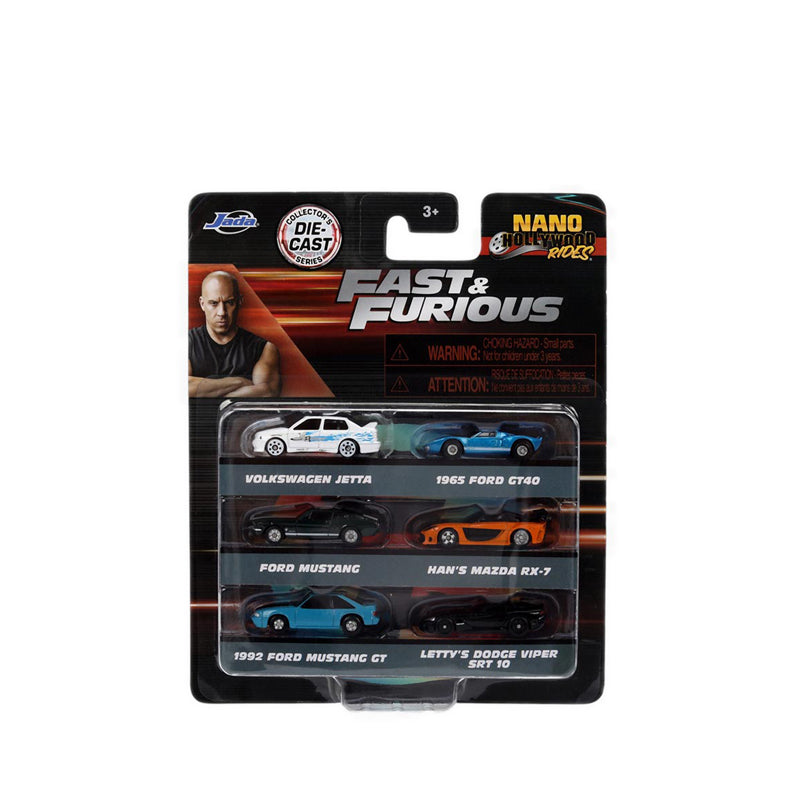Jada Toys FF Nano HWR 6-pack pack D