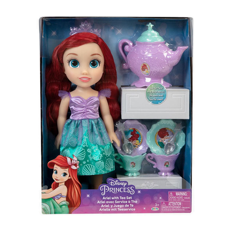 JAKK DP ARIEL DOLL WITH TEA SET - JAK212724