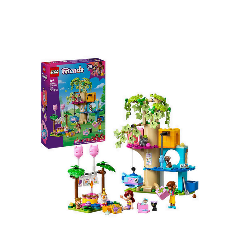 LEGO® FRIENDS Cat Birthday Party & Tree House - 42666