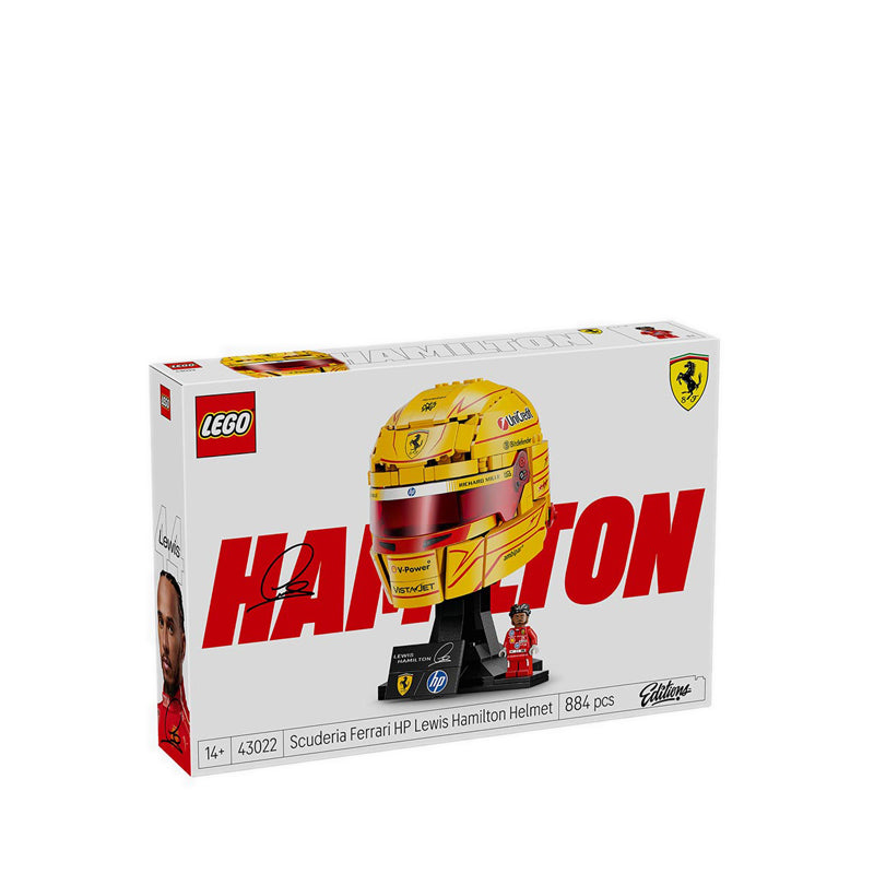 LEGO® Editions Scuderia Ferrari HP Lewis Hamilton Helmet - 43022