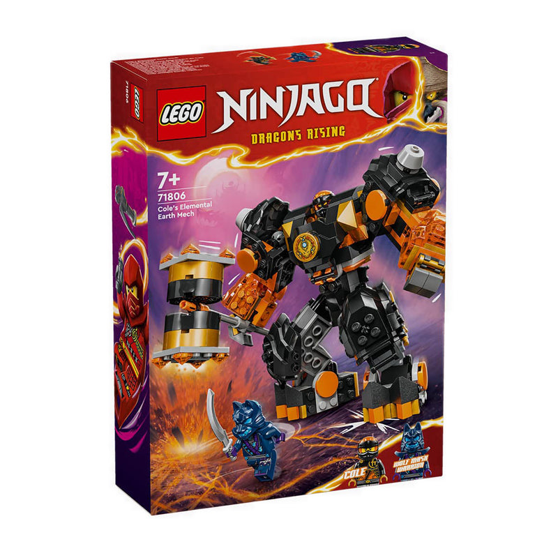 LEGO® NINJAGO® Cole's Elemental Earth Mech - 71806 – Kidzstation