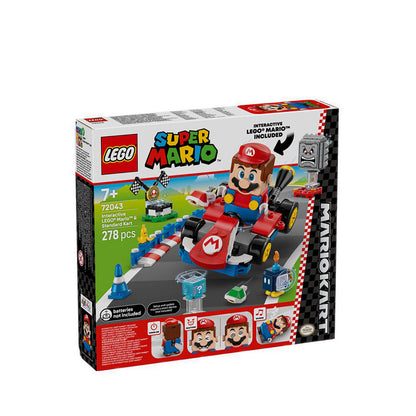 LEGO® Super Mario Kart™ – Interactive LEGO® Mario™ & Standard Kart - 72043