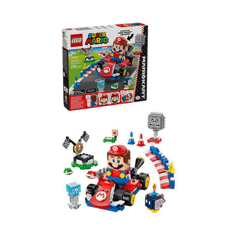 LEGO® Super Mario Kart™ – Interactive LEGO® Mario™ & Standard Kart - 72043