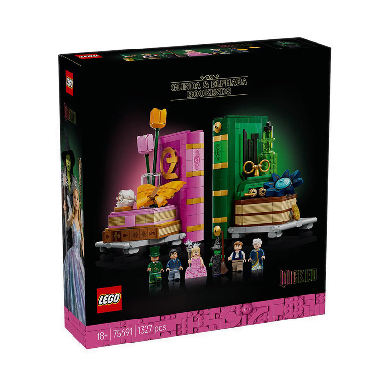 LEGO® Wicked Glinda & Elphaba Bookends - 75691