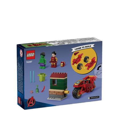 LEGO® Iron Man with Bike and The Hulk