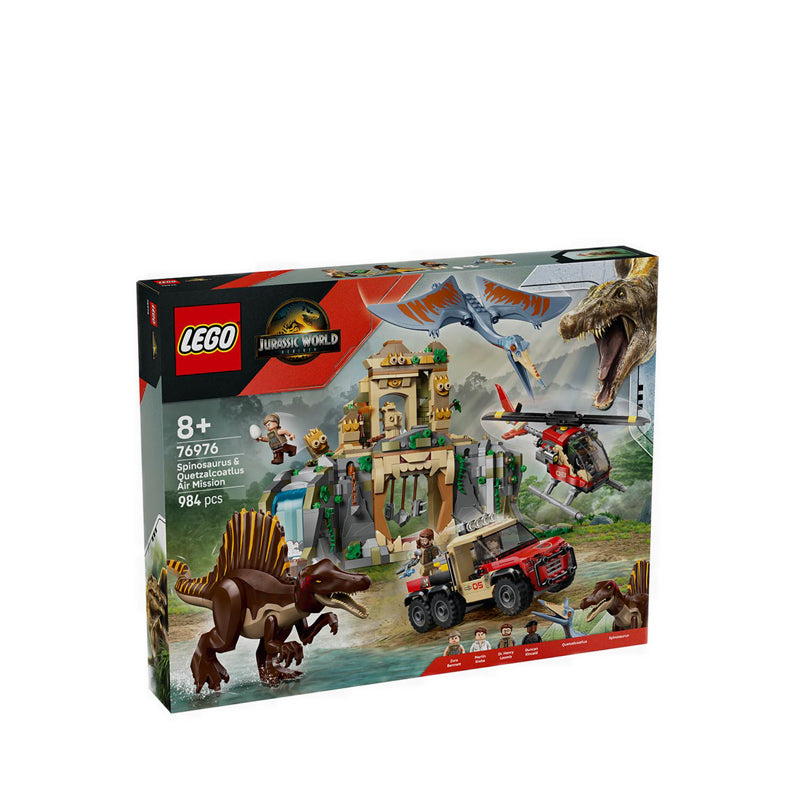 76976 LEGO® Jurassic World Spinosaurus & Quetzalcoatlus Air Mission - 76976 ...