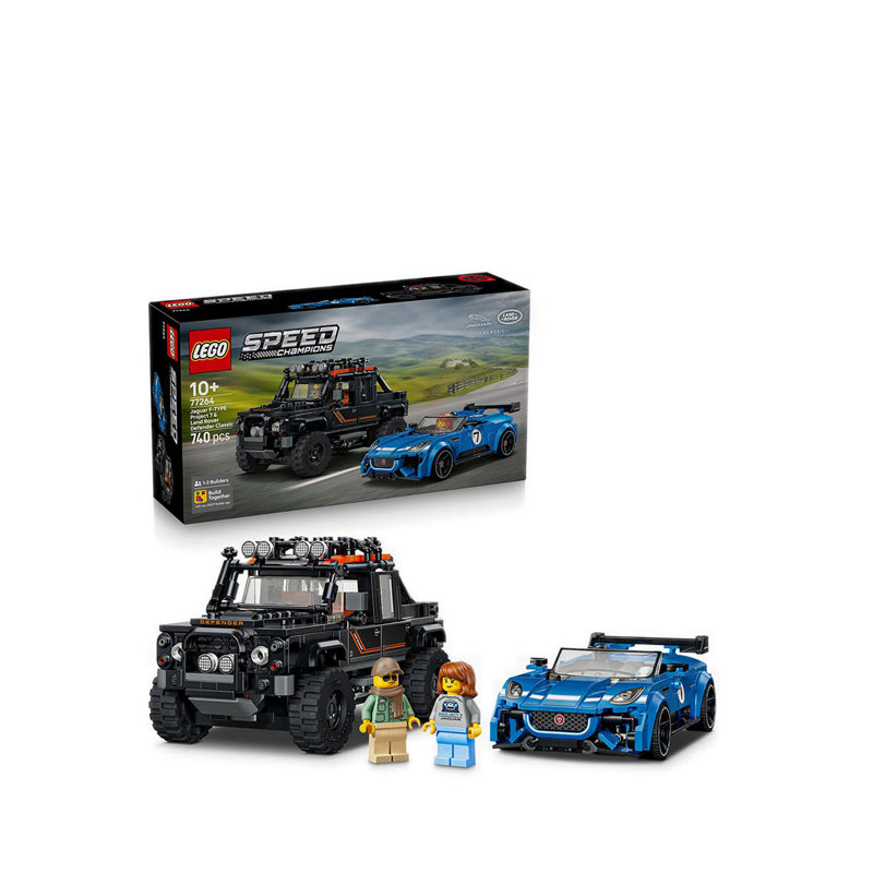 LEGO® Speed Champions Jaguar Project 7 & Land Rover Defender - 77264