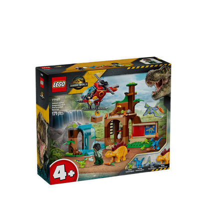 LEGO® Jurassic World Velociraptor, Stegosaurus & Pteranodon Rescue - 77981