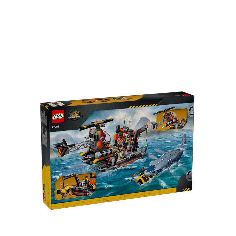 LEGO® Jurassic World Mosasaurus Dinosaur Boat Attack - 77983