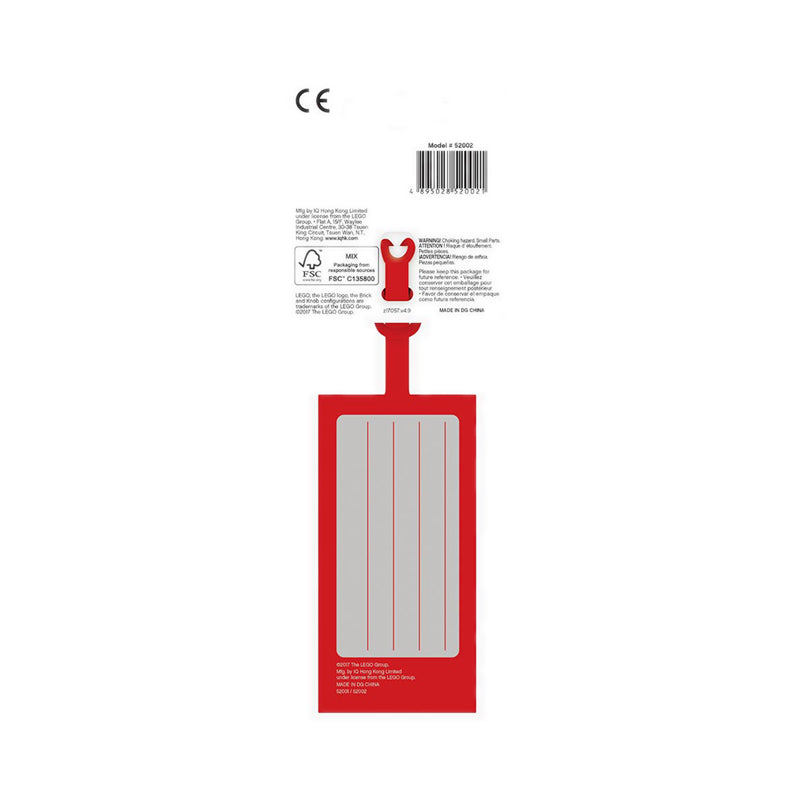 LEGO® Bag Tag 2x4 Red - 52002
