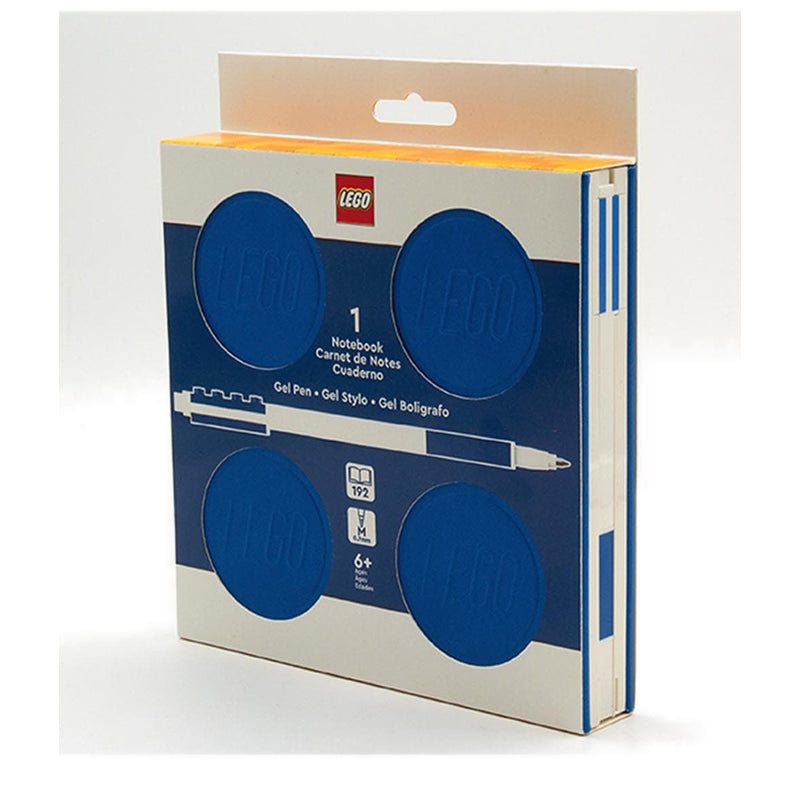 LEGOยฎ Locking Notebook with Gel Pen Blue- in Box - 53562 โ Kidzstation