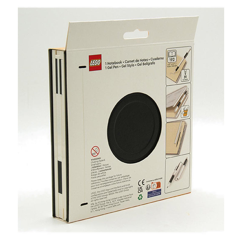 LEGO® Locking Notebook with Gel Pen Black - in Box - 53567
