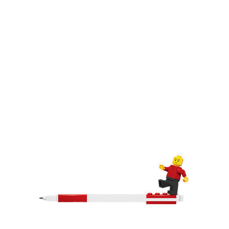 LEGO® Pen Pal Gel Pen with Minifigure Red - 53704