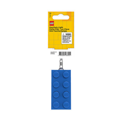 LEGO® Minifigurines™ Keychain Light 2x4 Brick-Blue KE234HB